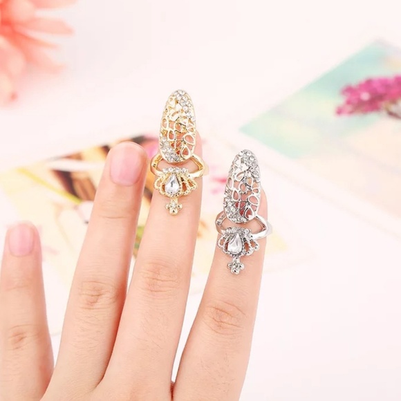 Nail Ring Silver Tip of Finger Jewelry Accessorie - Picture 3 of 7